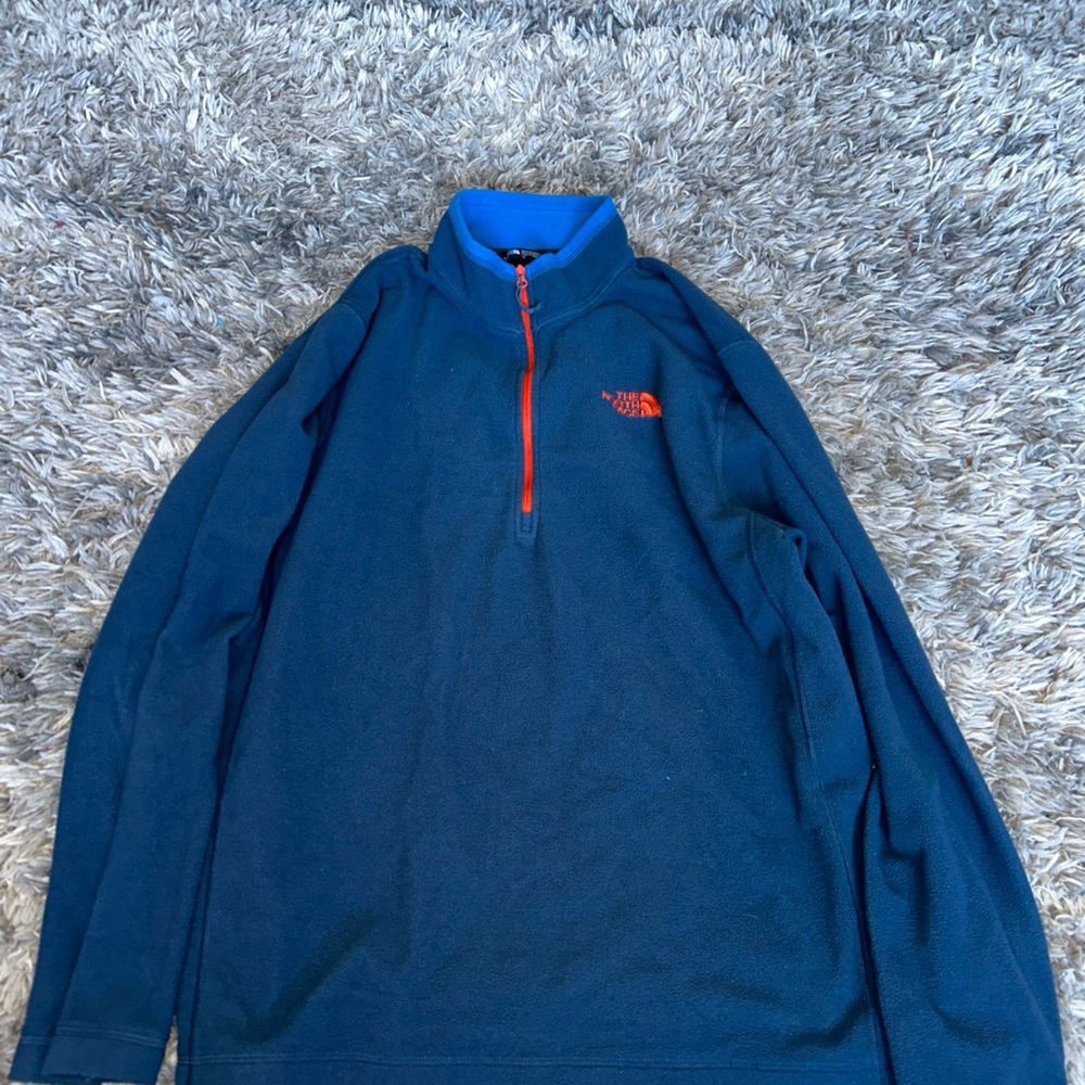 The North Face Men's Navy Zip-Up Sweater